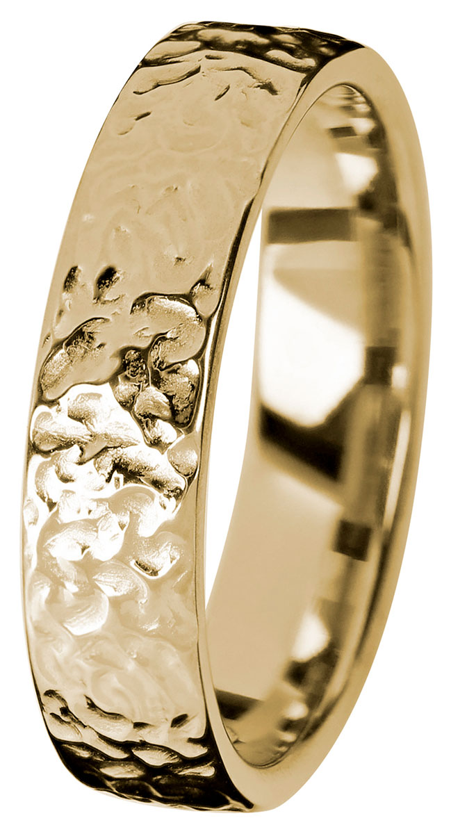 Kohinoor Duetto Gold Frost 5 mm keltakultasormus 003-806