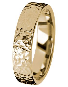 Kohinoor Duetto Gold Frost 5 mm keltakultasormus 003-806