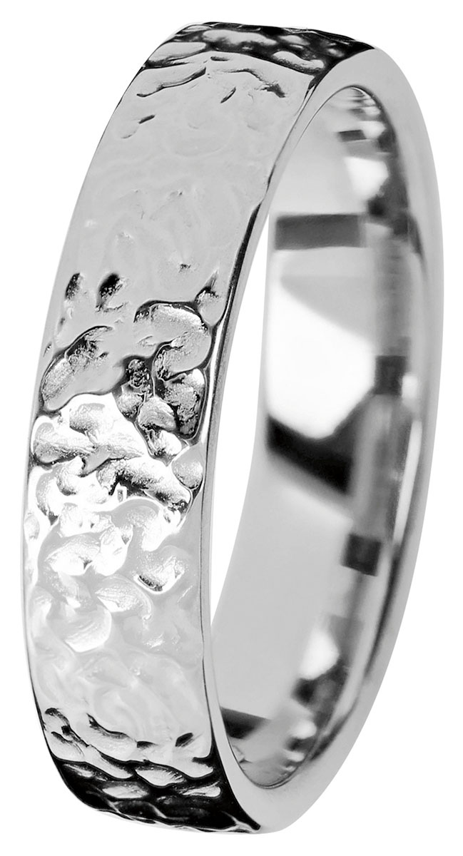 Kohinoor Duetto Gold Frost 5 mm valkokultasormus 003-806V