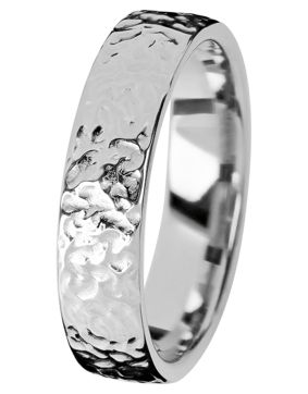 Kohinoor Duetto Gold Frost 5 mm valkokultasormus 003-806V