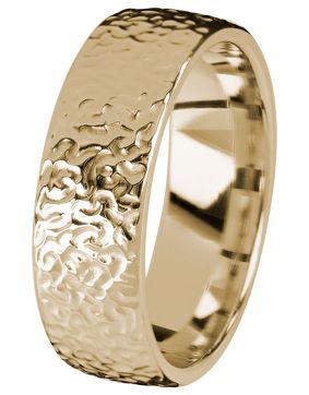 Kohinoor Duetto Gold Frost 7 mm keltakultasormus 003-816
