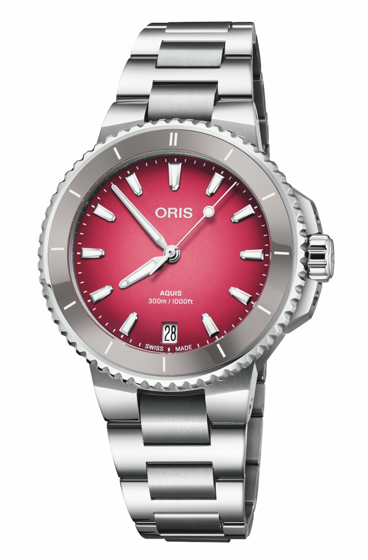 Oris Aquis Date Taste of Summer 01-733-7792-4158 8-19-05P