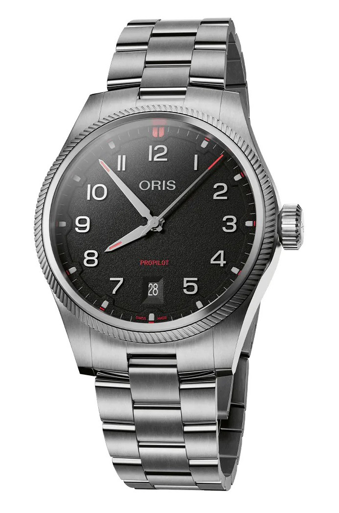 Oris ProPilot Date Black 01 733 7805 4164-07 8 20 04LC