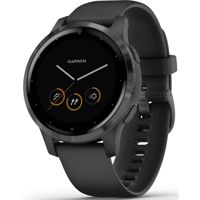 Black GPS smartwatch