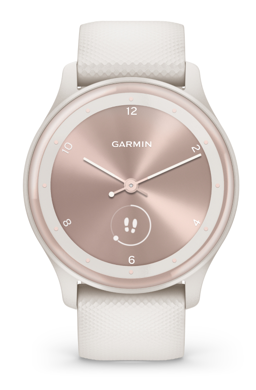 Garmin Vivomove Sport Ivory Peach Gold 010-02566-01 - Keskisen