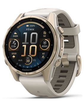 Garmin Fenix 8 43mm Amoled Sapphire Soft Gold-Fog Gray 010-02903-11
