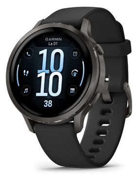 Garmin Venu 4 41mm Slate with Black Silicone Band 010-03013-02