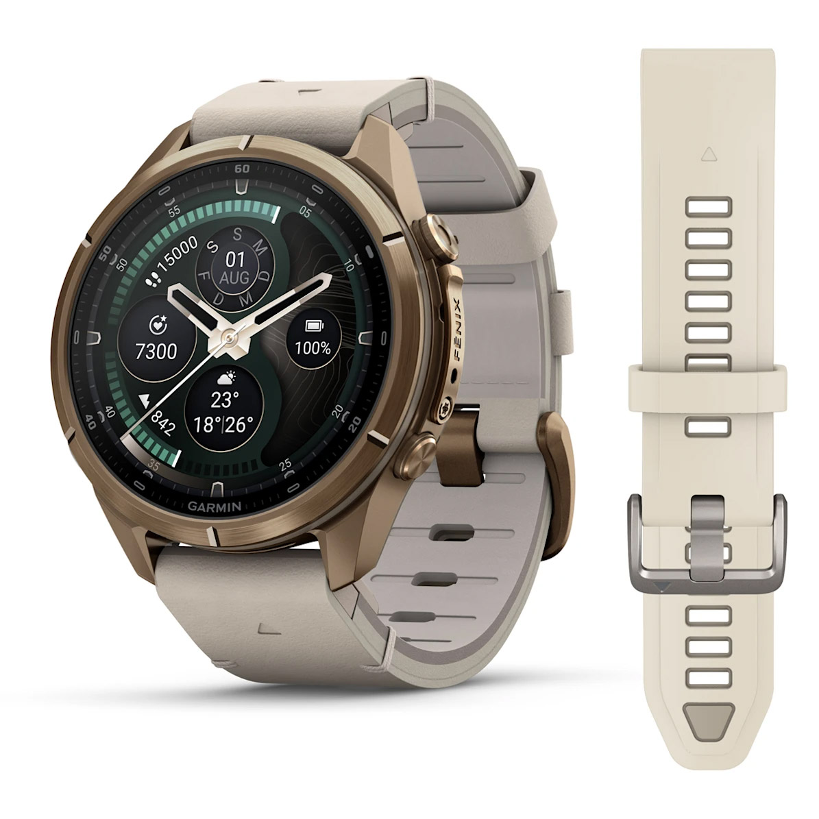 Garmin Fenix 9 Pro InReach 43mm Autumn gold Titanium 010-04335-41