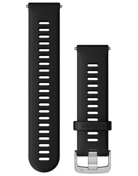 Garmin Quick Release silikoniranneke 22 mm musta 010-11251-3A
