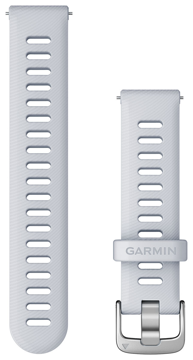Garmin Quick Release silikoniranneke 18 mm vaaleanharmaa 010-11251-3F