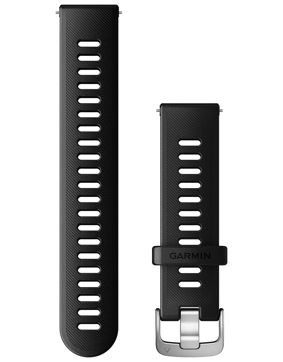 Garmin Quick Release silikoniranneke 20 mm musta 010-11251-9P