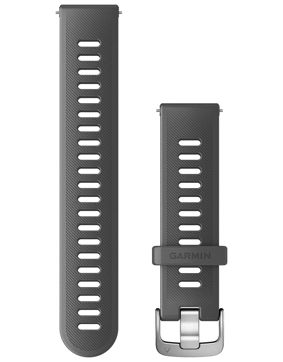 Garmin Quick Release silikoniranneke 20 mm harmaa 010-11251-9S
