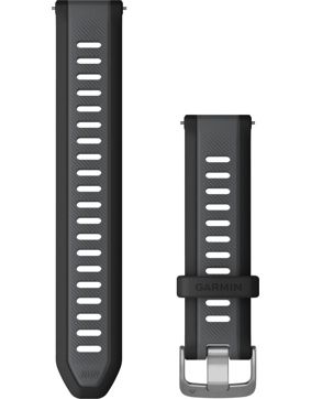 Garmin Quick Release silikoniranneke 20 mm musta 010-11251-AG