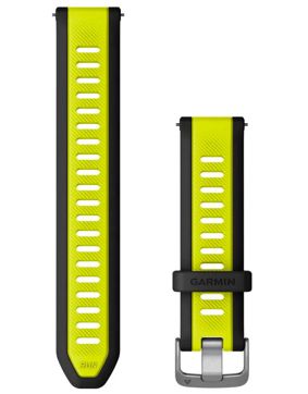 Garmin Quick Release silikoniranneke 20 mm kirkkaankeltainen 010-11251-AL