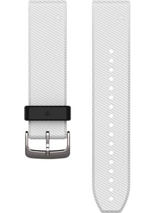 Garmin Quickfit 22mm ranneke 010-12500-01 valkoinen silikoni