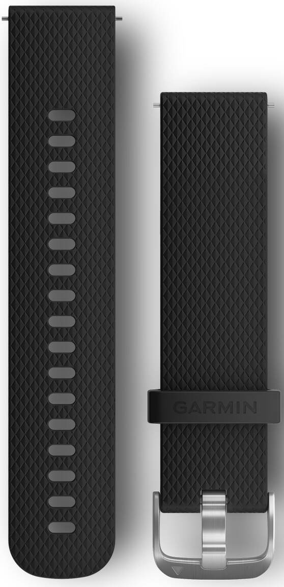 Garmin Vivoactive 3 Quick release musta silikoniranneke 010-12561-02