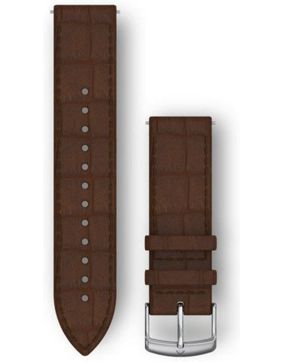 Garmin Vivomove HR nahkaranneke Brown Alligator 010-12691-0D