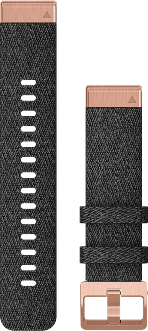 Garmin Quickfit 20mm musta-rose nailonranneke 010-12874-00