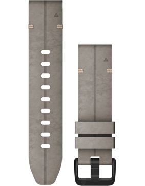 Garmin Quickfit 20mm mokkanahkaranneke 010-12876-00