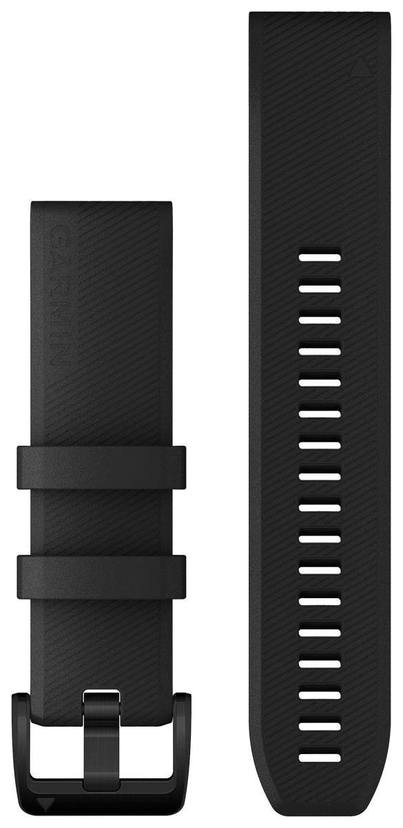 Garmin QuickFit 22 mm musta silikoniranneke 010-12901-00