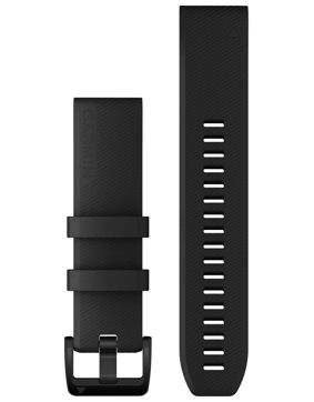 Garmin QuickFit 22 mm musta silikoniranneke 010-12901-00