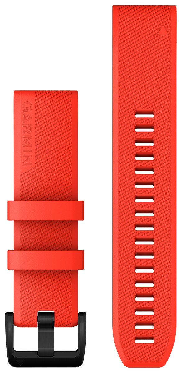 Garmin QuickFit 22 mm punainen silikoniranneke 010-12901-02