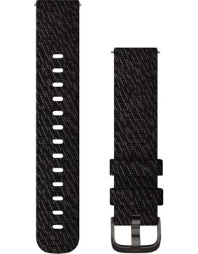 Garmin musta Quick release -nailonranneke 20mm 010-12924-13
