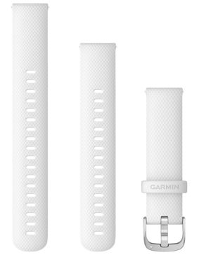 Garmin Quick Release silikoniranneke valkoinen 18 mm 010-12932-0B