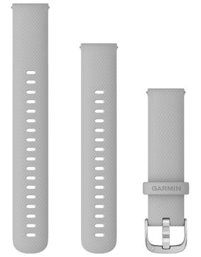Garmin Quick Release silikoniranneke vaaleanharmaa 18 mm 010-12932-0C