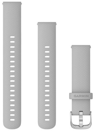 Garmin Quick Release silikoniranneke vaaleanharmaa 18 mm 010-12932-0C