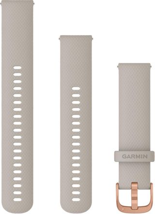 Garmin hiekanvärinen Quick release -silikoniranneke 20mm 010-12932-12