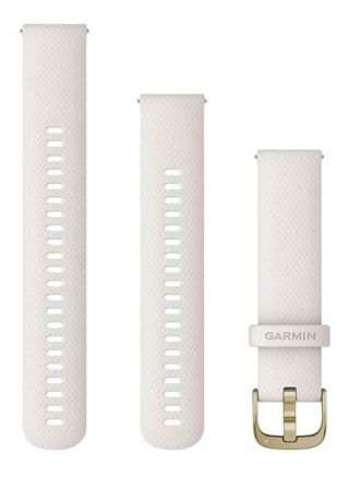 Garmin Quick Release norsunluu silikoniranneke, kullanväriset kiinnitysosat 20 mm 010-12932-53