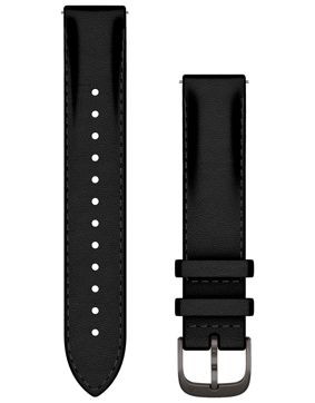 Garmin Quick Release nahkaranneke 18 mm musta 010-12932-61