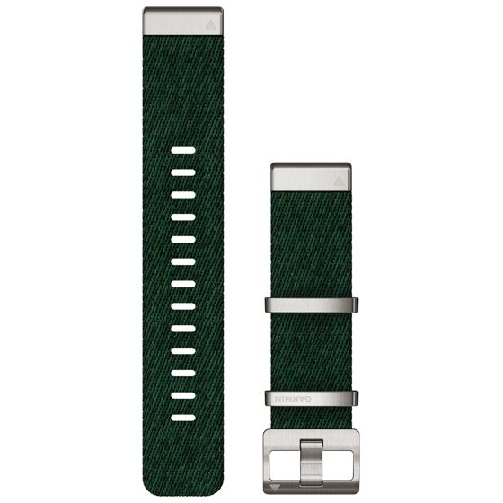 Garmin MARQ Quickfit 22 mm vihreä nailonranneke 010-13008-00