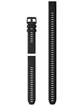 Garmin QuickFit 20 mm silikoniranneke musta sukellus 010-13028-00