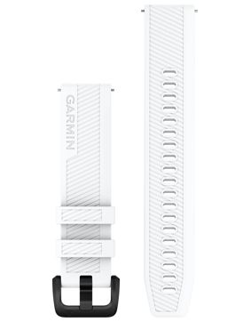 Garmin Quick Release silikoniranneke 20 mm valkoinen 010-13076-02