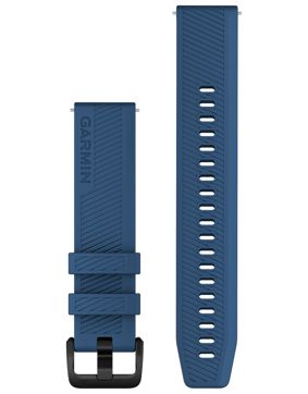 Garmin Quick Release silikoniranneke 20 mm keskisininen 010-13076-04