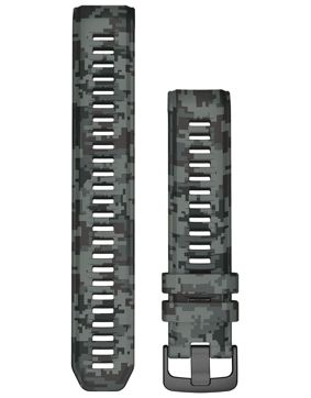 Garmin Instinct 2 tummanharmaa camo silikoniranneke 22 mm 010-13105-04
