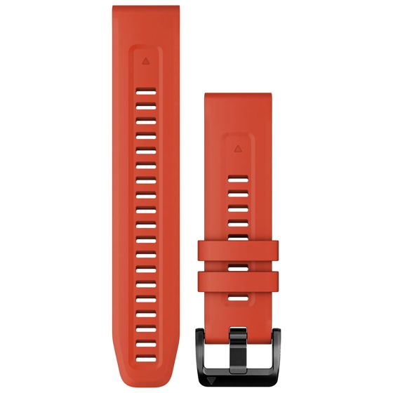 Garmin Quickfit 22 mm tulenpunainen silikoniranneke 010-13111-04