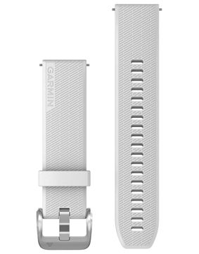 Garmin Quick Release silikoniranneke 20 mm valkoinen 010-13114-01