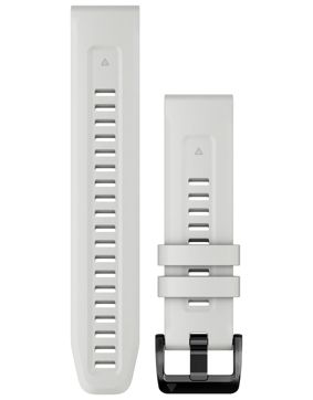 Garmin Quickfit 22 mm Carrera valkoinen silikoniranneke 010-13123-00