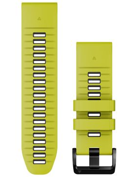 Garmin QuickFit 26 mm limenvihreä/grafiitinharmaa silikoniranneke 010-13281-03