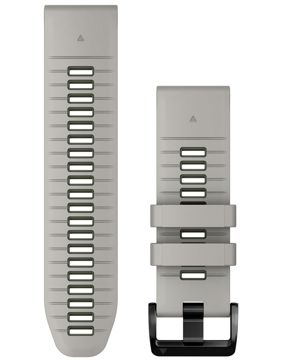 Garmin QuickFit 26 mm sumunharmaa/sammalenvihreä silikoniranneke 010-13281-08