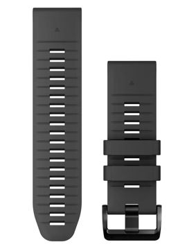 Garmin QuickFit 26 mm grafiitinharmaa silikoniranneke 010-13281-09