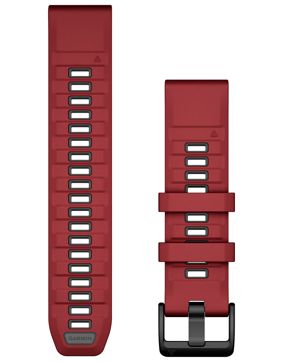 Garmin Quickfit 22 mm silikoniranneke marsalan punainen 010-13392-06