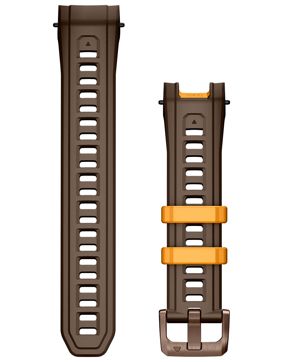 Garmin Instinct Crossover 22 mm AMOLED ruskea silikoniranneke 010-13395-11