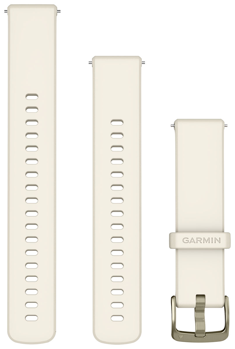 Garmin Venu 4 41mm valkoinen silikoniranneke 18 mm 010-13406-00