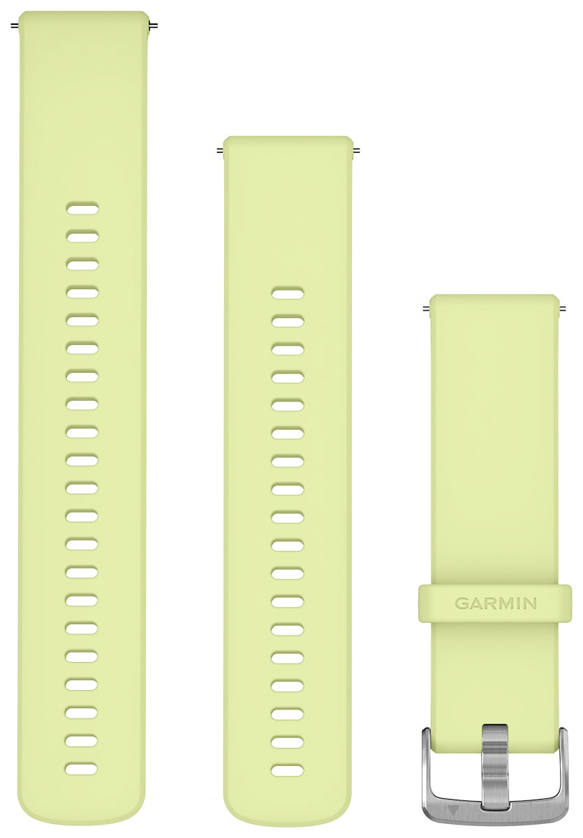 Garmin Venu 4 45mm sitruunankeltainen silikoniranneke 22 mm 010-13406-11