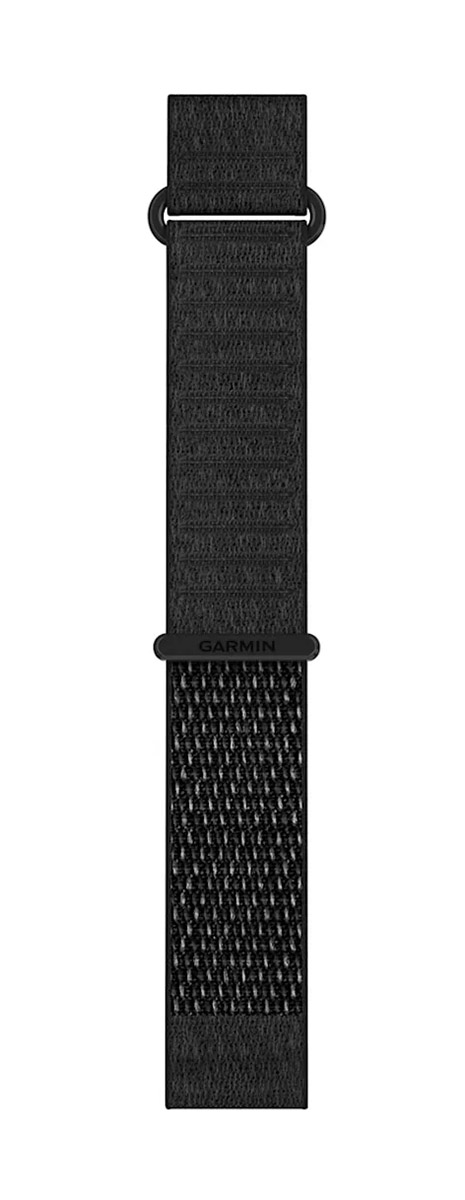 Garmin Quickfit 20mm musta tekstiiliranneke 010-14506-10