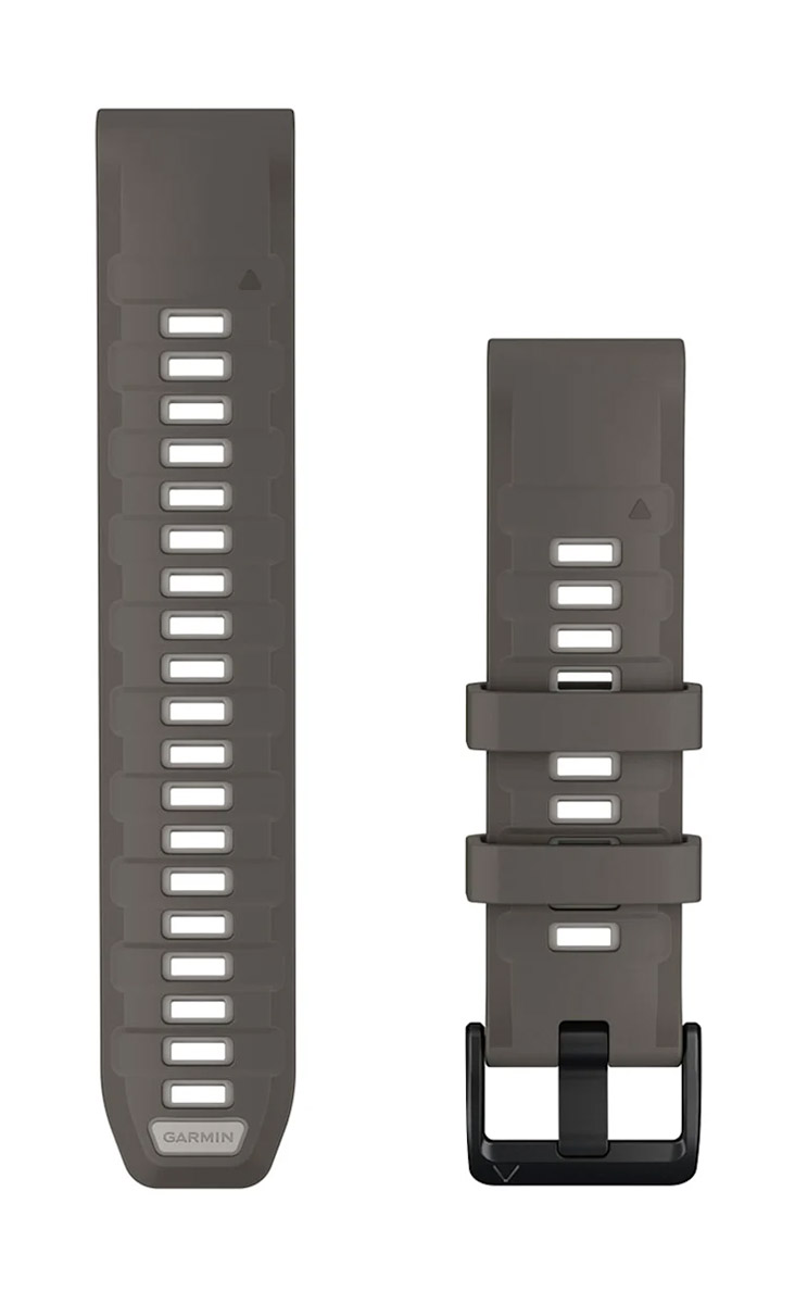 Garmin Fenix 9 Pro Quickfit 22mm harmaa silikoniranneke 010-14509-00